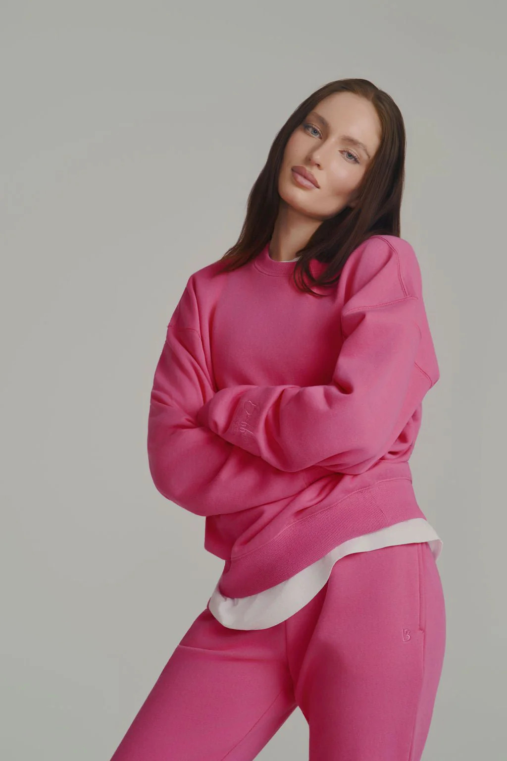 Threads Crew Pullover - Lipstick Red | Buffbunny Collection