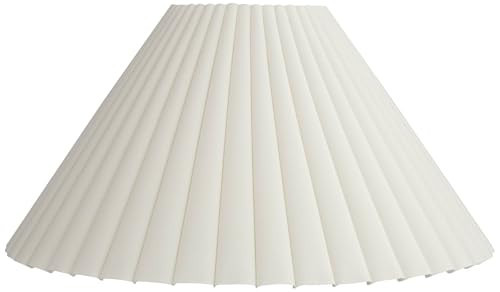 Falco Antique Extra Large White Pleat Lamp Shade 6.75x20.75x12.5 (Spider) | Amazon (US)