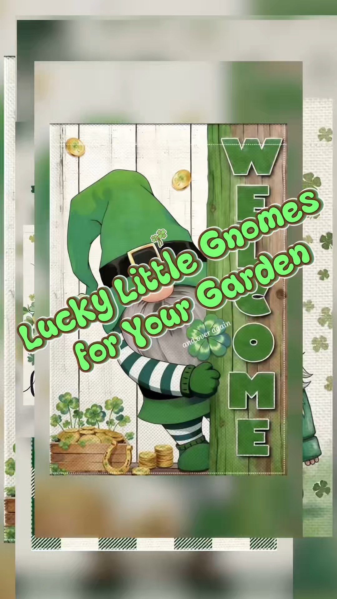 Continuing my gnome theme 🍀 because clearly I’m committed now 😂 

These St. Patrick’s garden flags are the sweetest way to add a little lucky charm to your front porch.

#StPatricksDayDecor #GnomeDecor #GardenFlags #FrontPorchDecor #SeasonalHome
#AmazonHomeFinds
#HolidayDecorFinds
#HomeDecorDeals

#LTKHome #LTKSeasonal