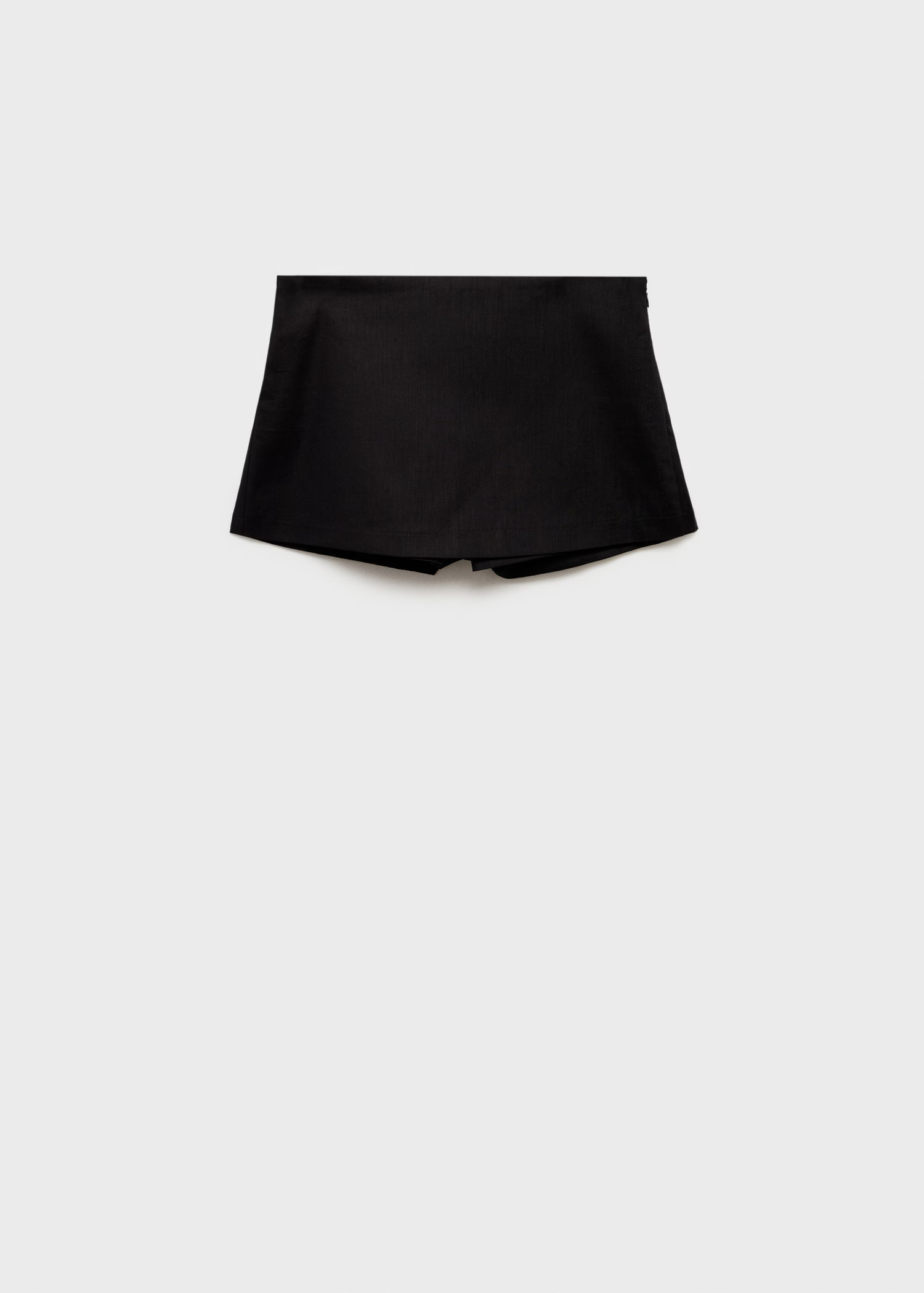 Linen skort - Women | MANGO USA | MANGO (US)