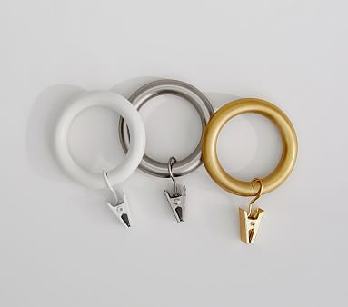 Curtain Clip Rings - Set of 10 | Pottery Barn Kids
