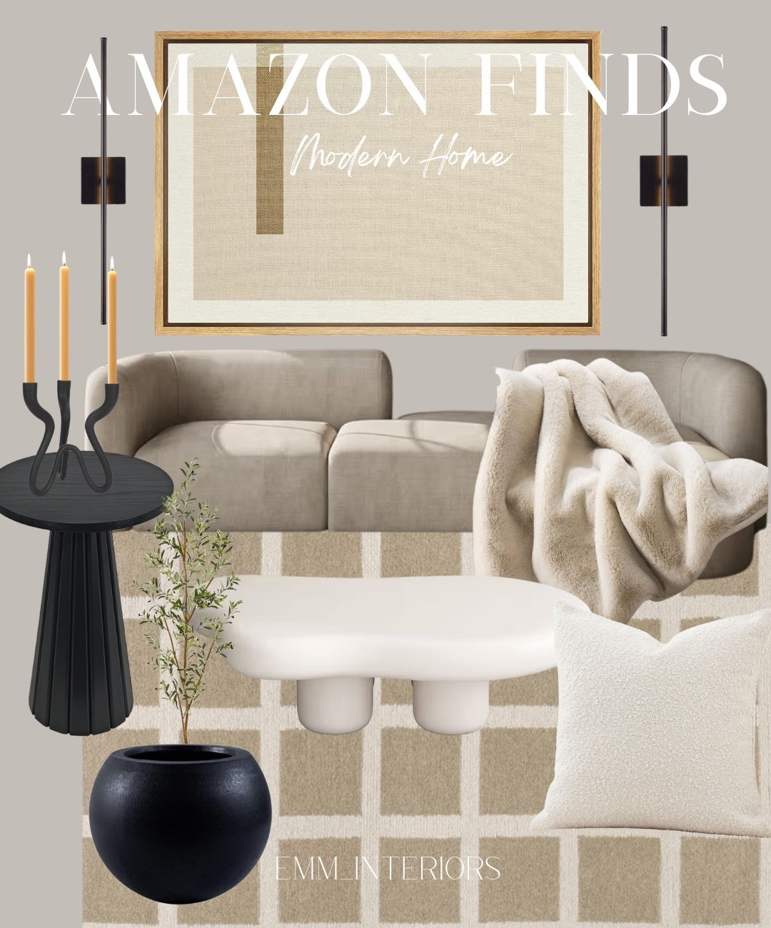 modern cozy living room #interiordesign #homedecor 

#LTKHoliday #LTKHome #LTKU