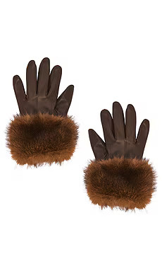 Adrienne Landau The Leather Glove in Chocolate from Revolve.com | Revolve Clothing (Global)