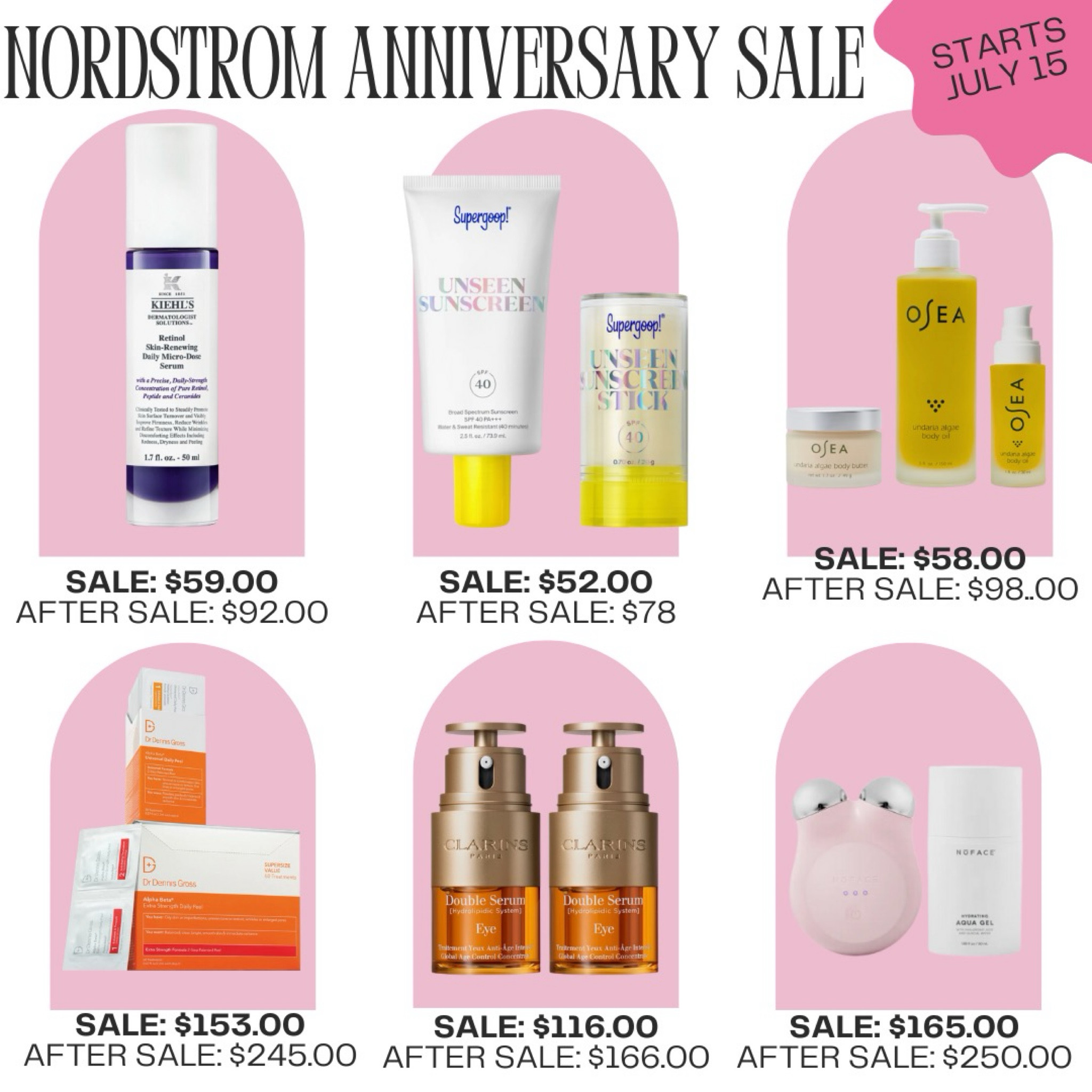 Nordstrom anniversary sale skin care finds!! 

#LTKSummerSales #LTKBeauty #LTKxNSale