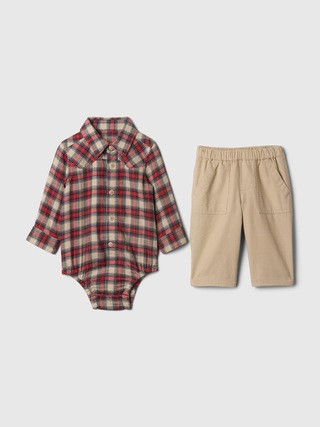 Baby Flannel Outfit Set | Gap (US)