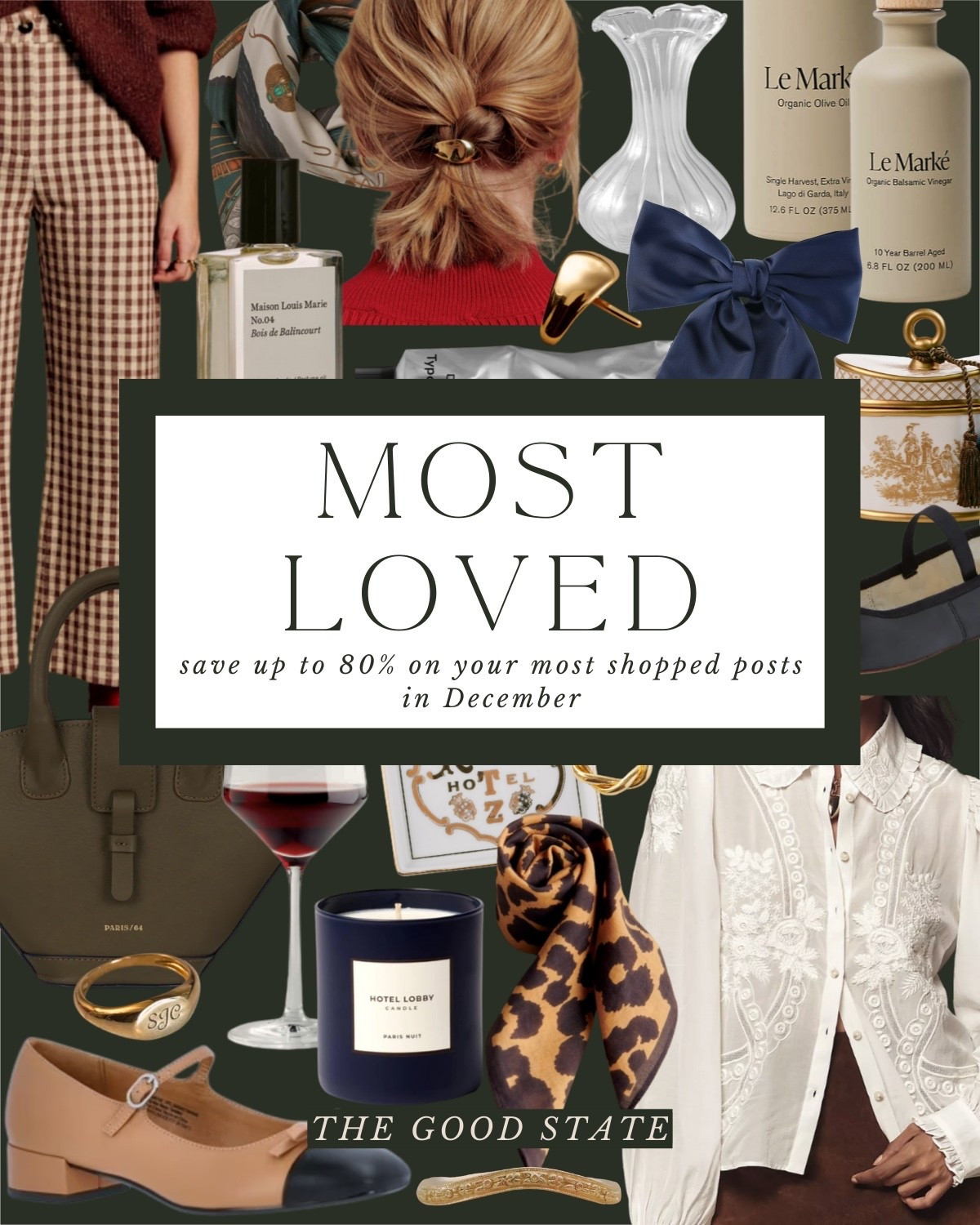 Oh what a beautiful month December was! It was a month of intentional gift giving and partaking in all the holiday festivities. A month of dressing up in tartan, silk and all the cashmere layers. A time of gift exchanges, Christmas parties and night strolls admiring all the pretty Christmas lights. For us personally, it was the month we went to NYC for the very first time (EEEEEEK!!). We bundled up and took a carriage ride in the snowy Central Park, walked through the Christmas villages, saw the iconic Rockefeller Tree and felt childlike as we watched the Saks Fifth Avenue Light Show! December was a cozy (and chic) month of faux fur coats, preppy riding boots, velvet bows, cashmere cardigans and all things knit. You all loved unique gifts like film cameras, luxurious (and non-toxic) skincare, organic olive oil, embroidered jewelry boxes, personalized pottery and silver serve ware for hosting. It has been a fun, festive month and I am so happy you’re here to celebrate the season with us at The Good State! Cheers to the month (and NEW YEAR) ahead!! It’s going to be the absolute best.

#giftguide #marthastewart #ltkstyletip #ltkunder50 #amazonfashion #founditonamazon #ltksalealert #slowliving #romantizeyourlife#winterfashion #ootd #winterstyle #nyeoutfit #90sera #90style #90saesthetic #ralphlauren #quietluxury #ivyleague #preppyfashion #nichegifts 

#LTKActive #LTKSaleAlert #LTKHoliday