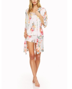 Flora by Flora Nikrooz Carla 3pc Travel Pajama Set | Macys (US)