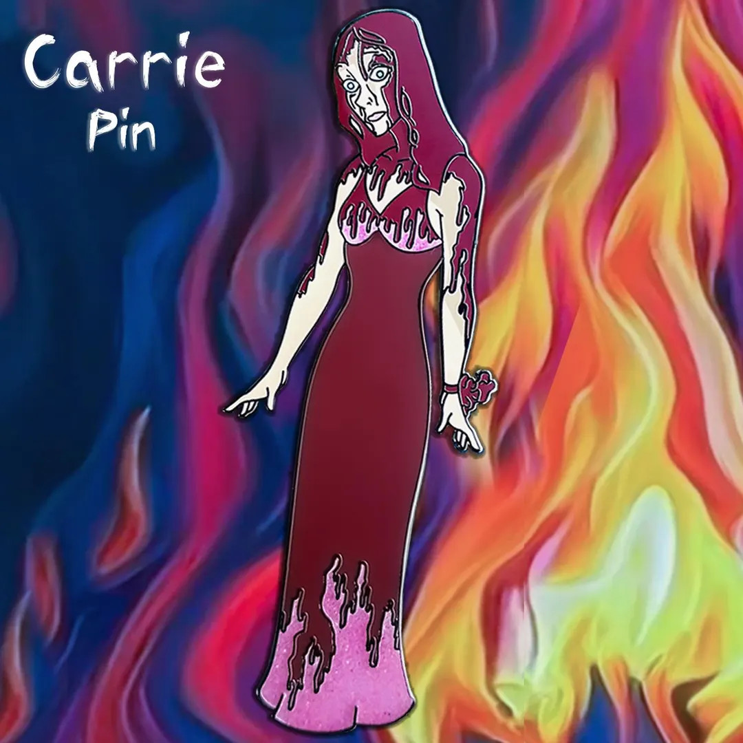Carrie White Horror Enamel Pin | Carrie | Stephen King | Horror Movie | Lapel Pin | | Enamel Pins... | Etsy (US)