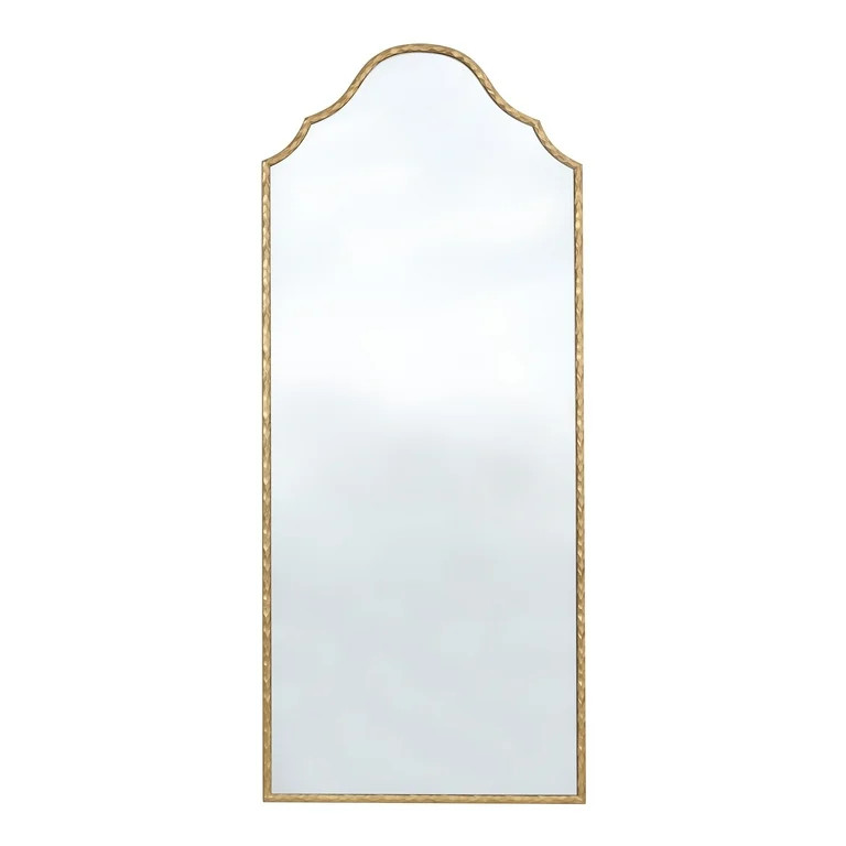 Gold Frame Art Deco Arch Floor Mirror 30&quot;x70&quot; My Texas House | Walmart (US)