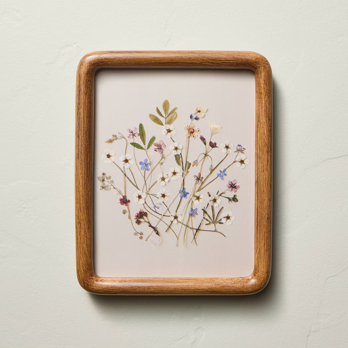 8"x10" Pressed Wildflowers Framed Wall Art - Hearth & Hand™ with Magnolia | Target