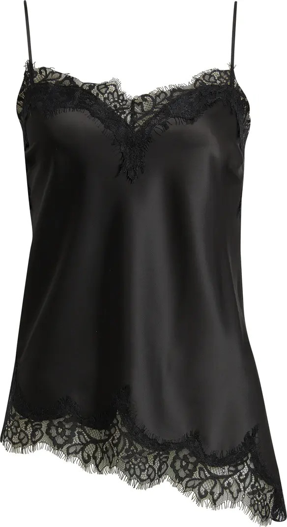 Lace Trim Satin Camisole | Nordstrom