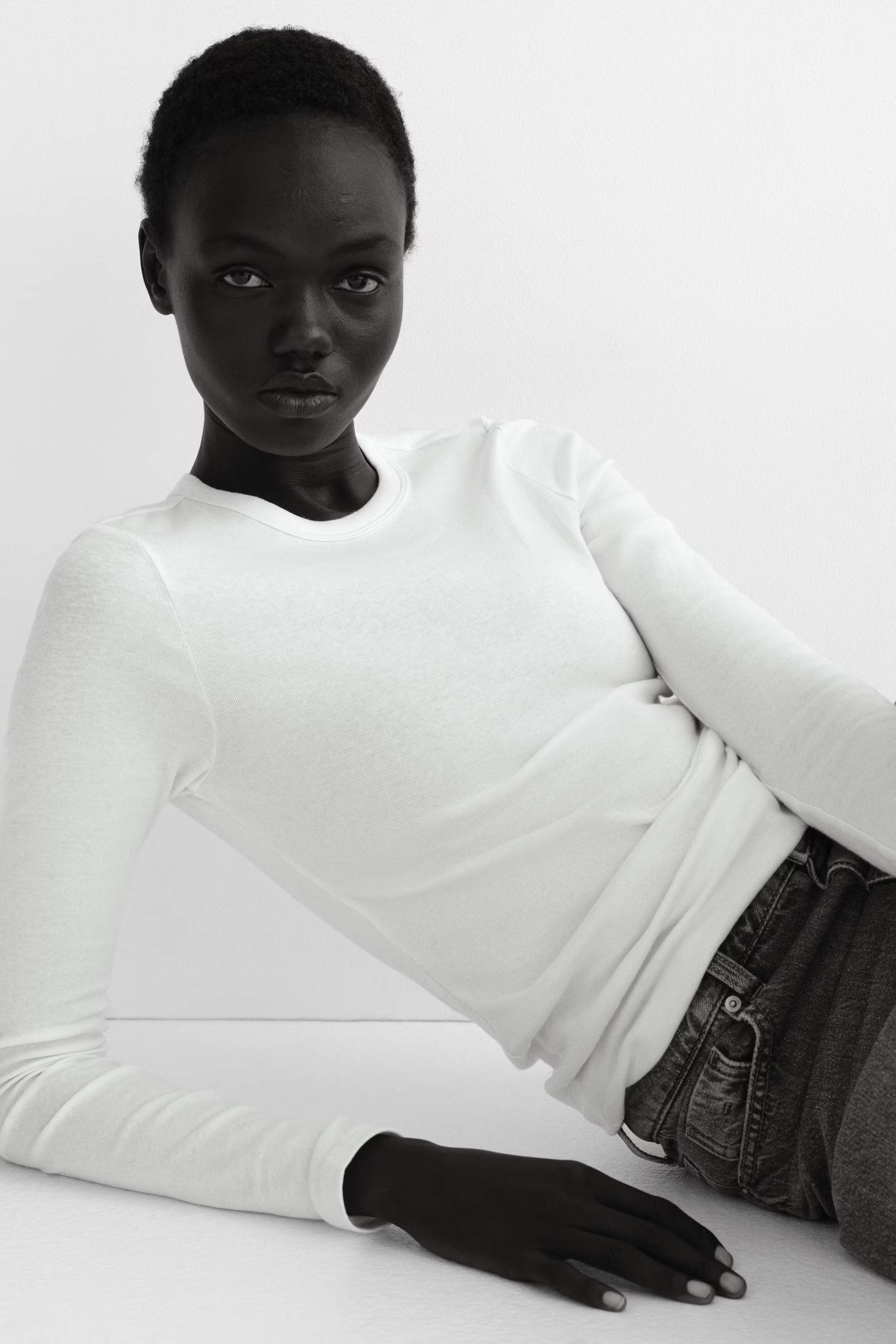 Long-sleeved Jersey Top | H&M (US + CA)