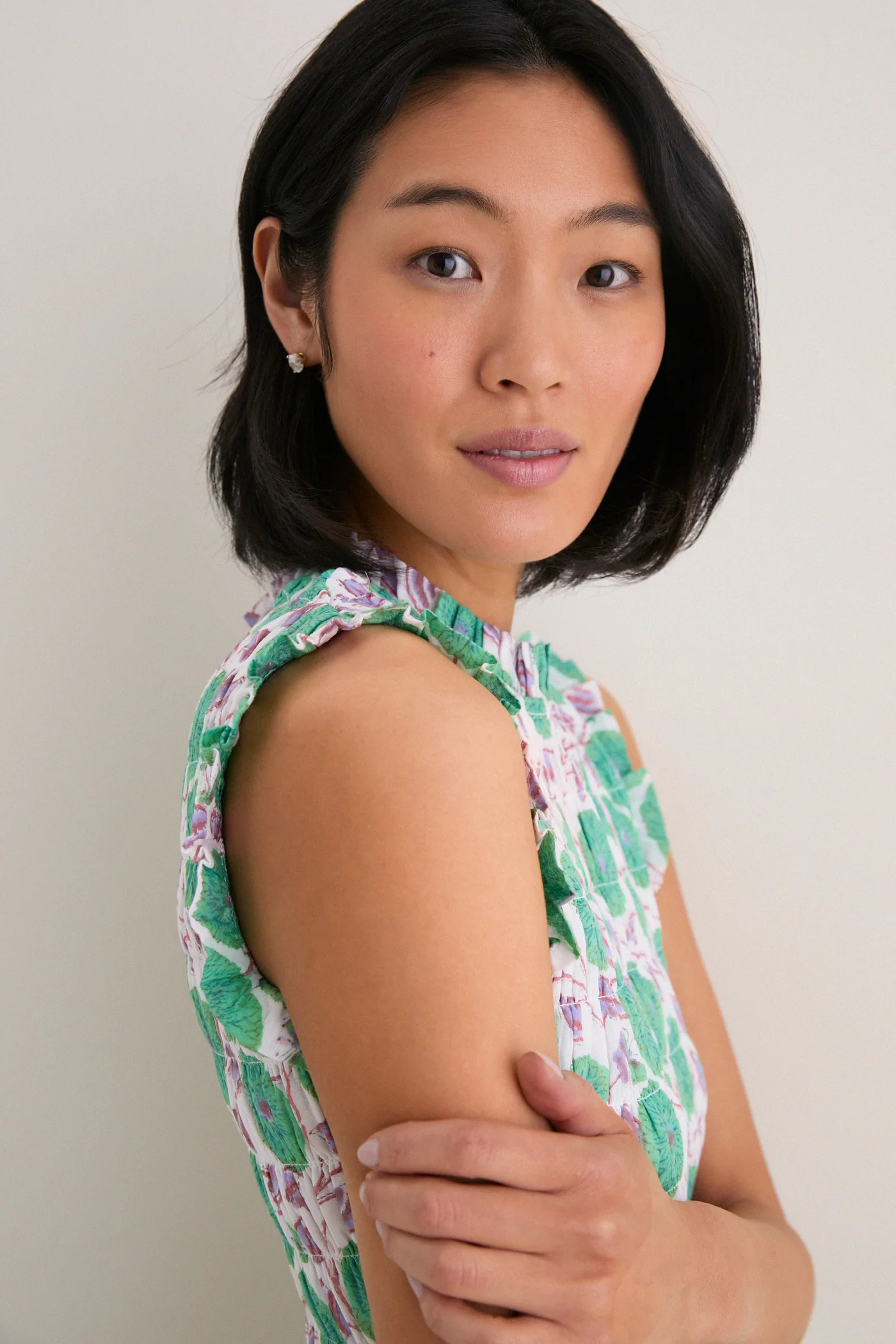 Monarch Green Sleeveless Smocked Maxi Dress | Tuckernuck (US)