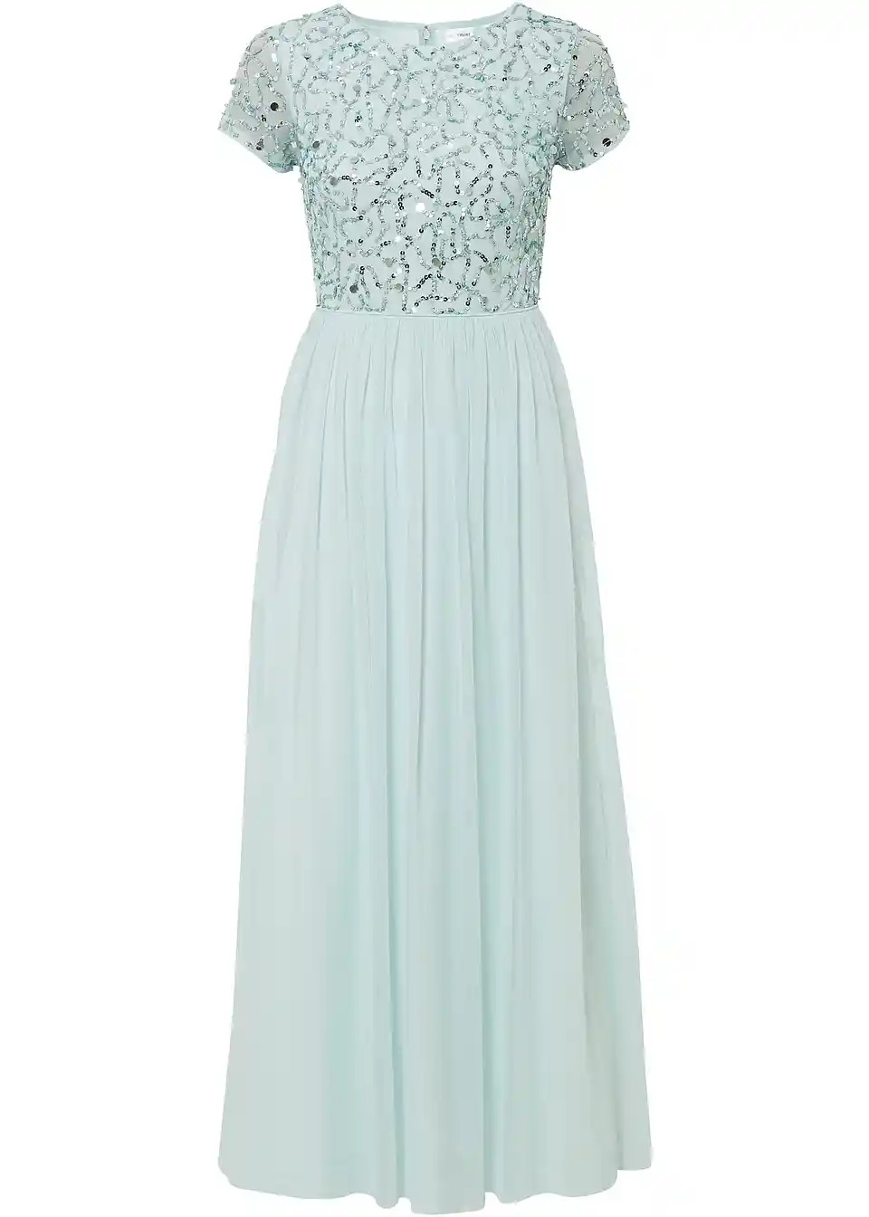 Maxikleid mit Paillettenstickerei | Bonprix DE