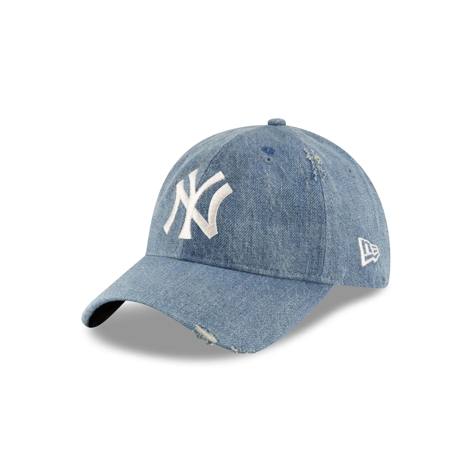 New York Yankees Distressed Light Denim 9TWENTY Adjustable Hat | New Era