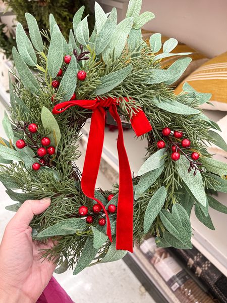 The perfect wreath to hang on kitchen cabinets!

Christmas. Mixed Greenery. Eucalyptus. Red Berries. Target. Mini Wreaths. Christmas Wreaths.

#LTKhome #LTKHoliday #LTKstyletip