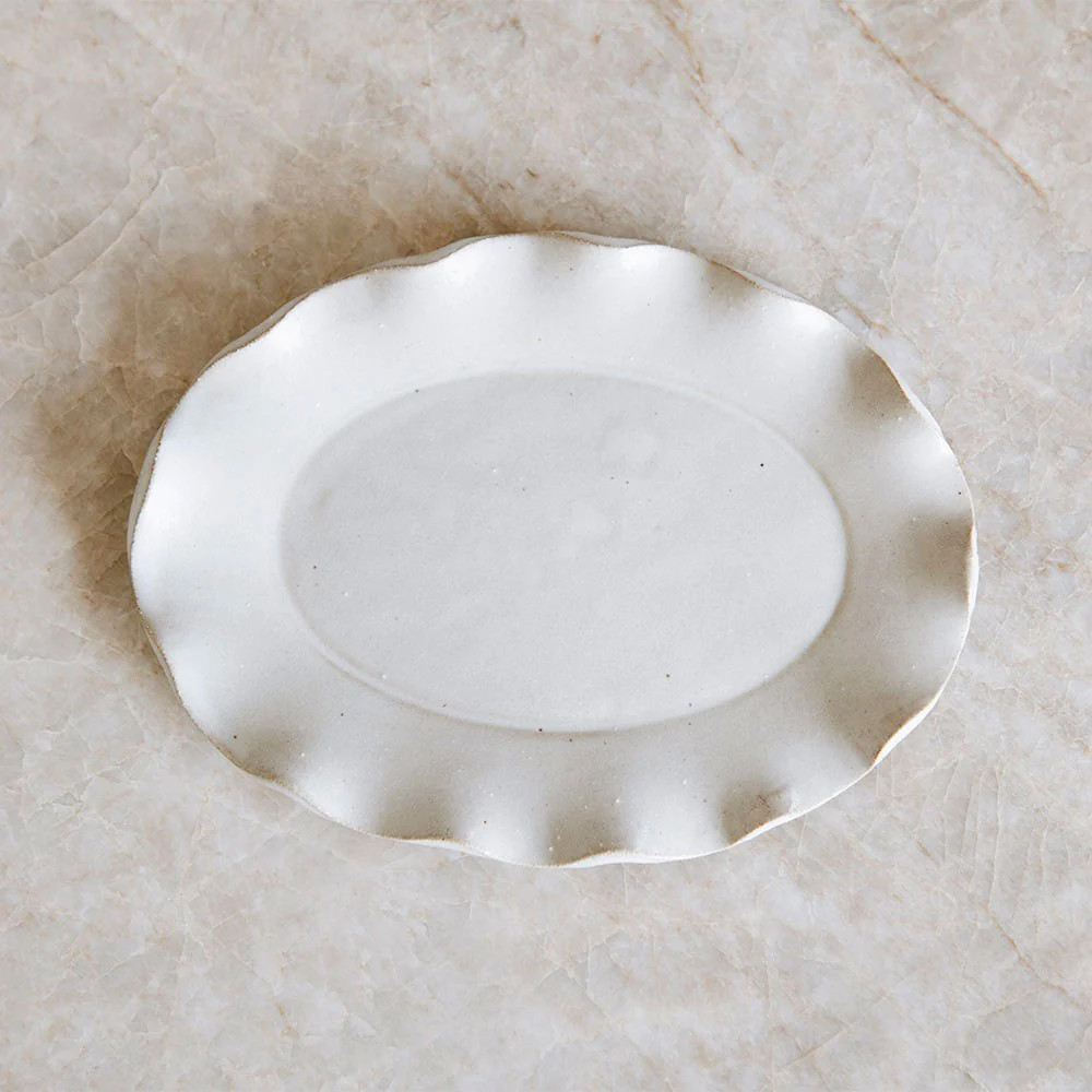 Wave Ceramic Tray | Roan Iris