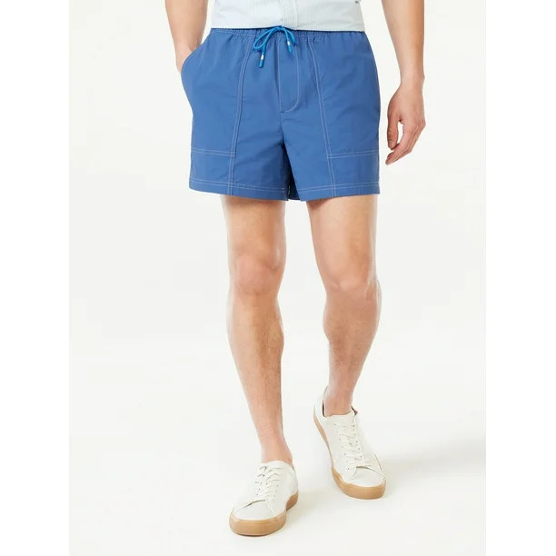 Free Assembly Men's Crinkle Nylon Shorts | Walmart (US)