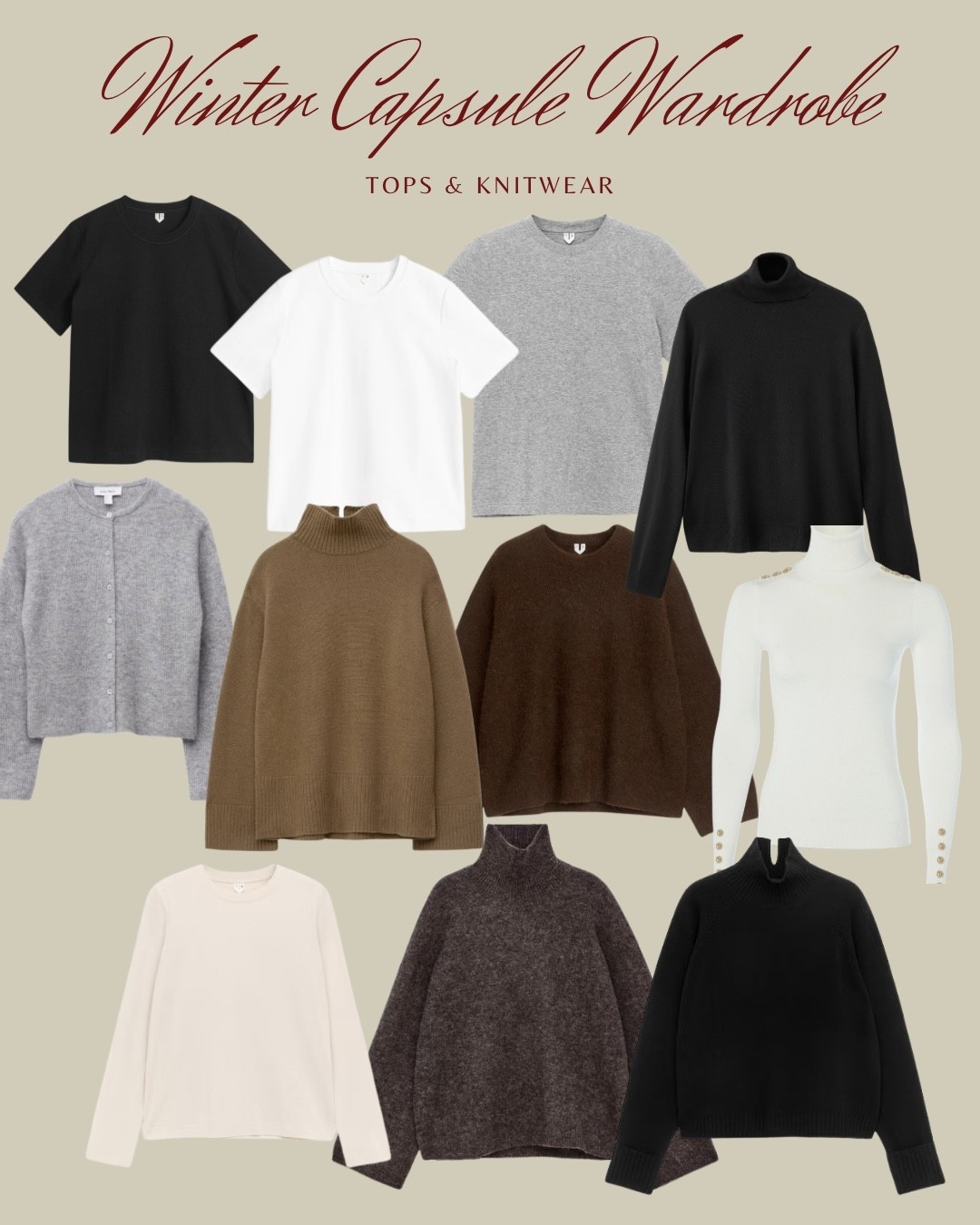 Winter capsule wardrobe essentials 

#LTKwinter