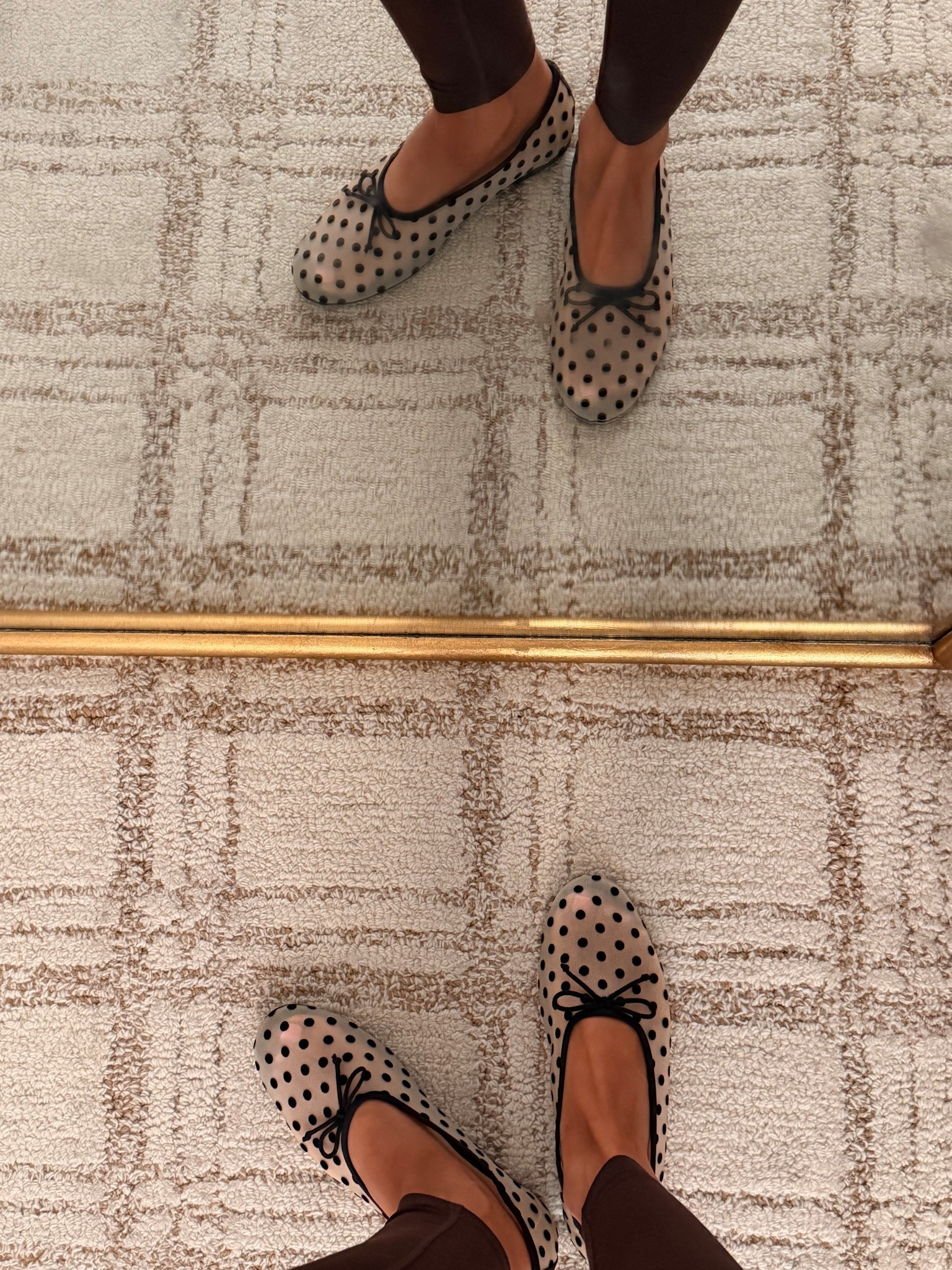 Cutest polka dot flats 🫶🏼 fit TTS Wearing a 6.5 

#LTKgrwm #LTKselfcare #LTKmomlife