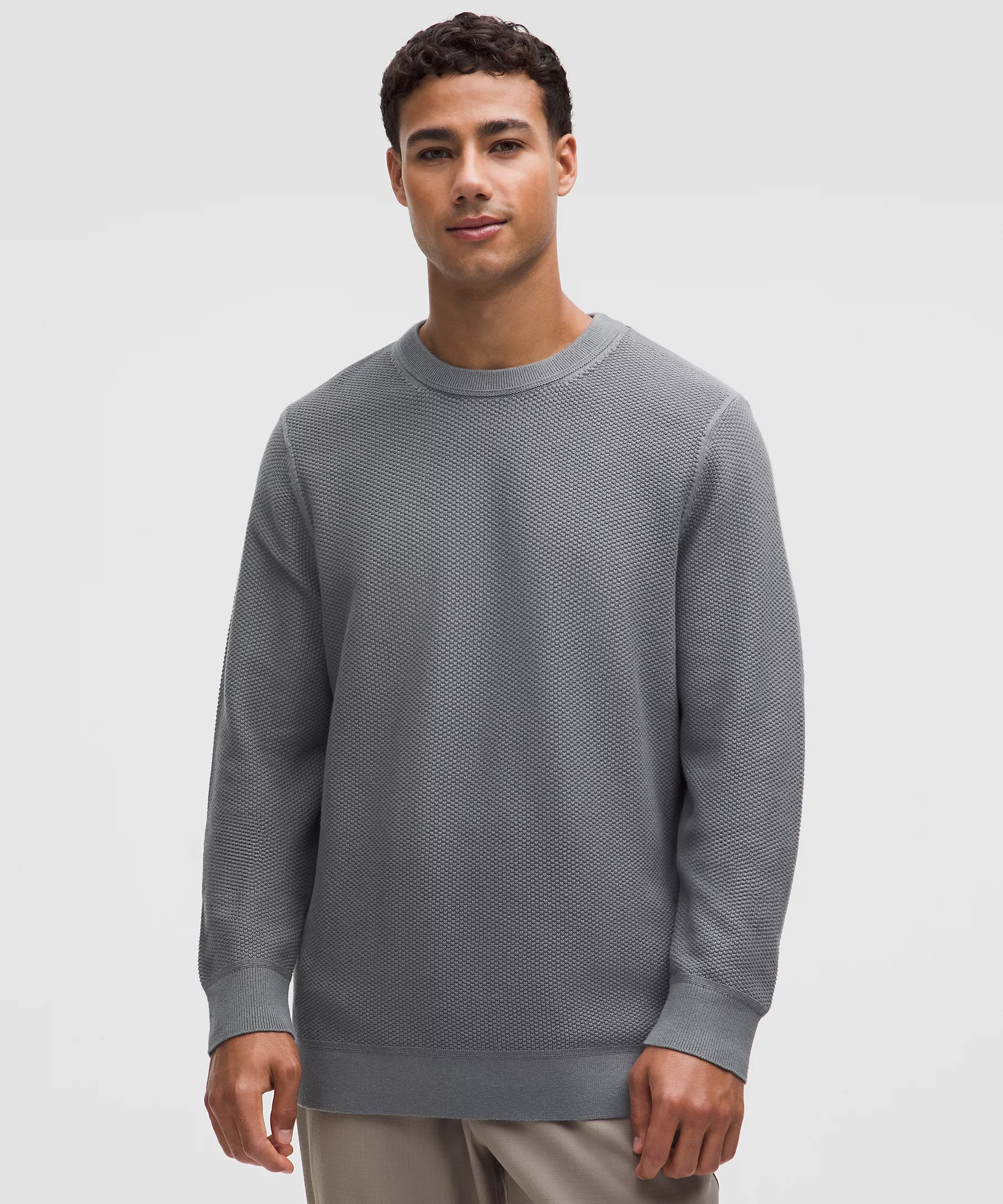 Textured Knit Crewneck Sweater | Lululemon (US)