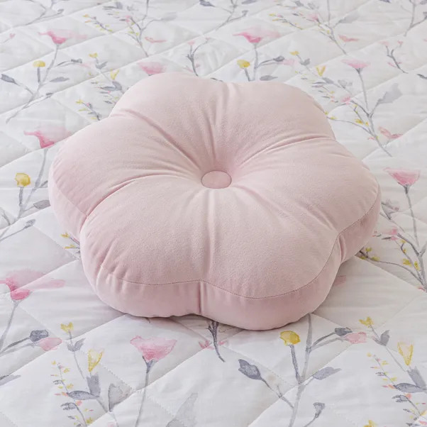 Flower Velvet Cushion | Dunelm (migrated)