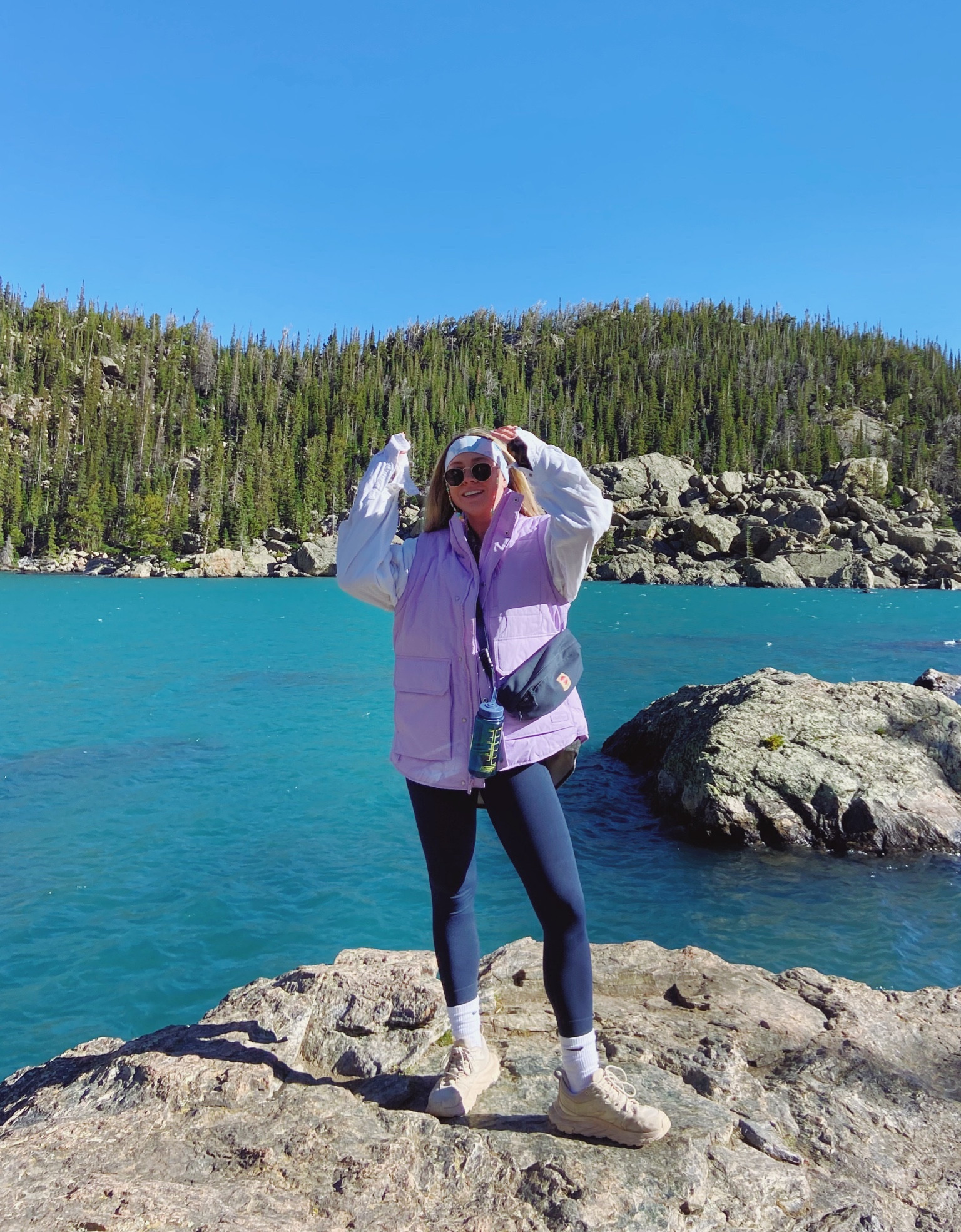 Hiking in Rocky Mountain National Park #LTKhiking #LTKfallfits

#LTKSeasonal