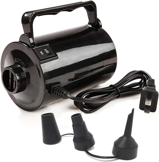 Electric Air Pump for Inflatable Pool Toys - High Power Quick-Fill Air Mattress Inflator Deflator... | Amazon (US)