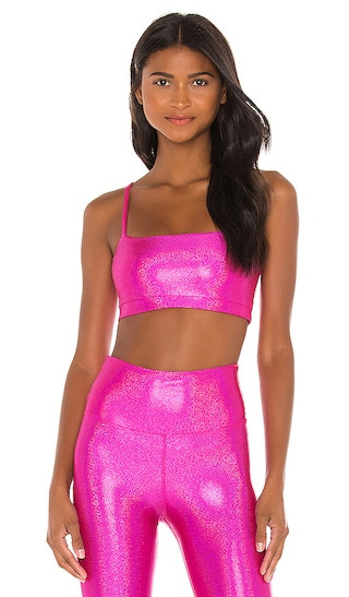 X REVOLVE Izzy Sports Bra in Neon Pink | Revolve Clothing (Global)