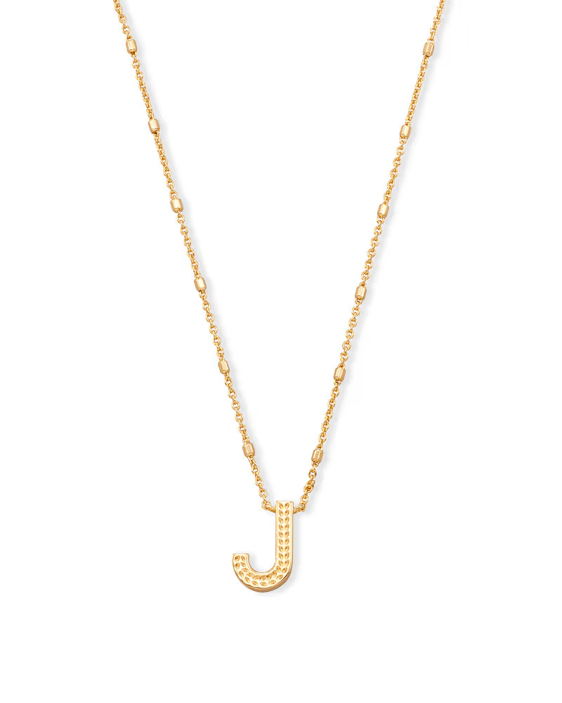 Letter A Pendant Necklace in Gold | Kendra Scott | Kendra Scott