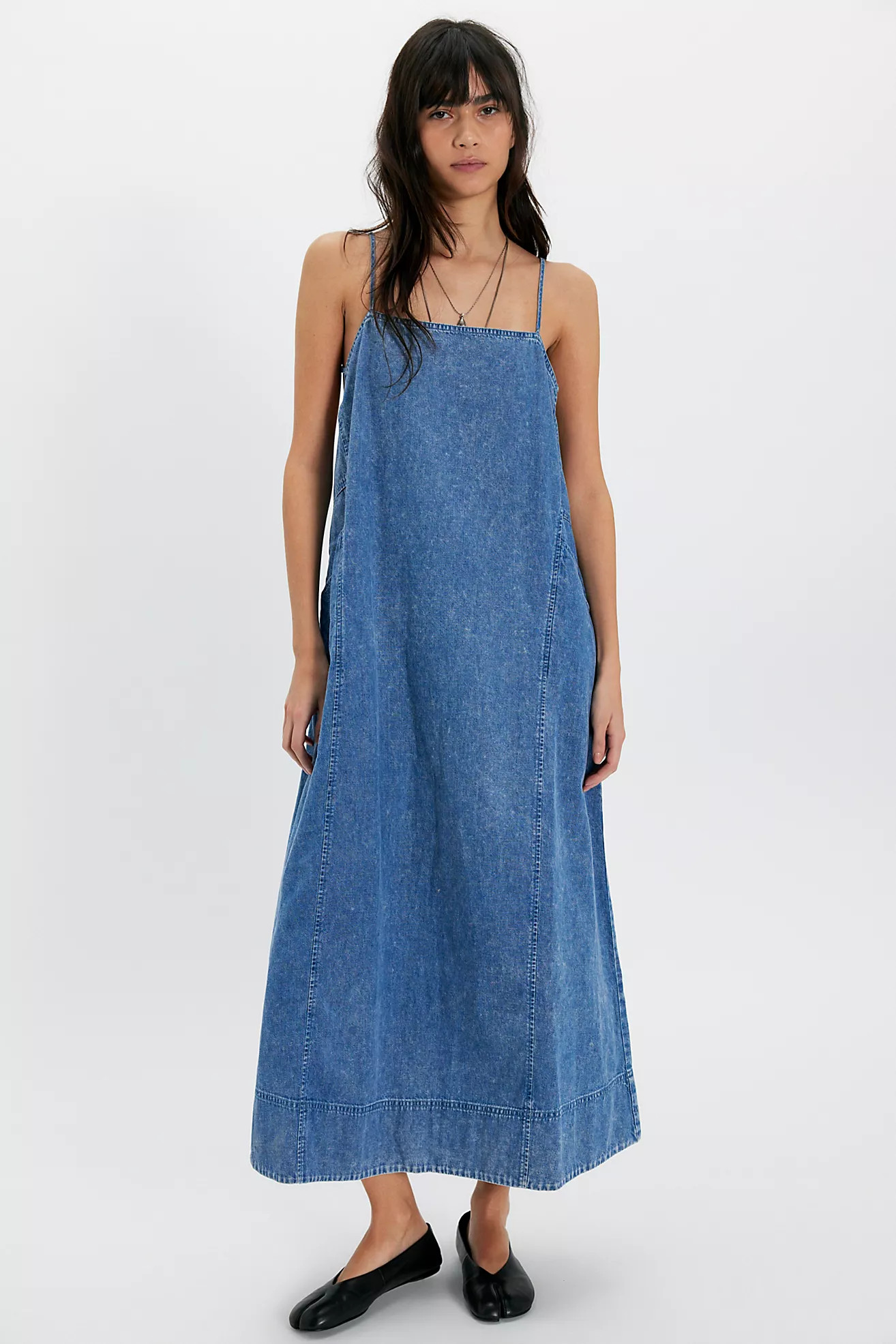Miko Denim Midi Dress | Free People (Global - UK&FR Excluded)