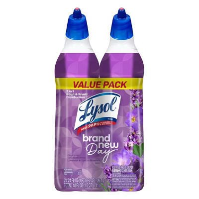 Lysol Lavender Liquid Toilet Bowl Cleaner - 48 fl oz/2ct | Target