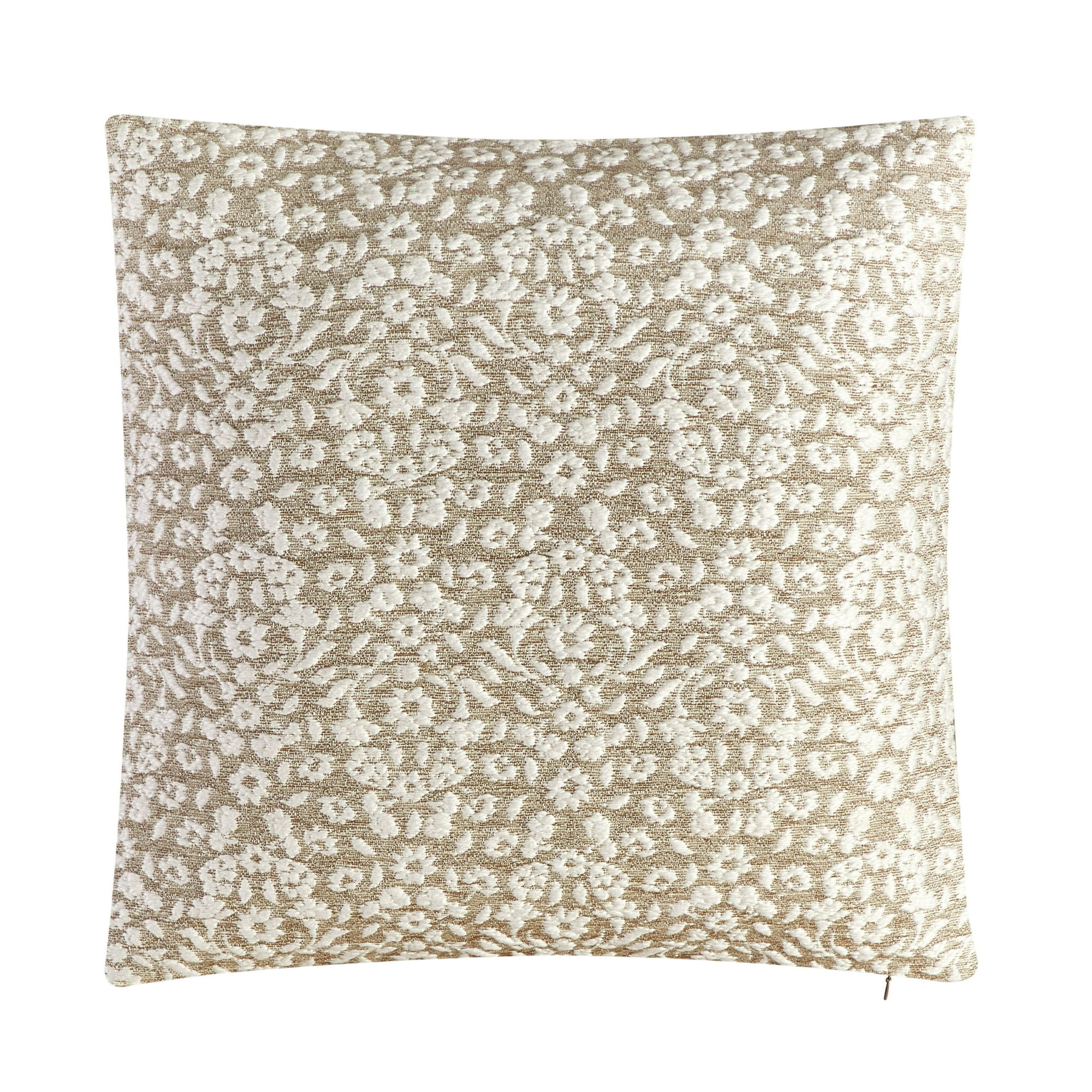 Better Homes & Garden 20" x 20" Burned Blooms Decorative Pillow, Brown | Walmart (US)