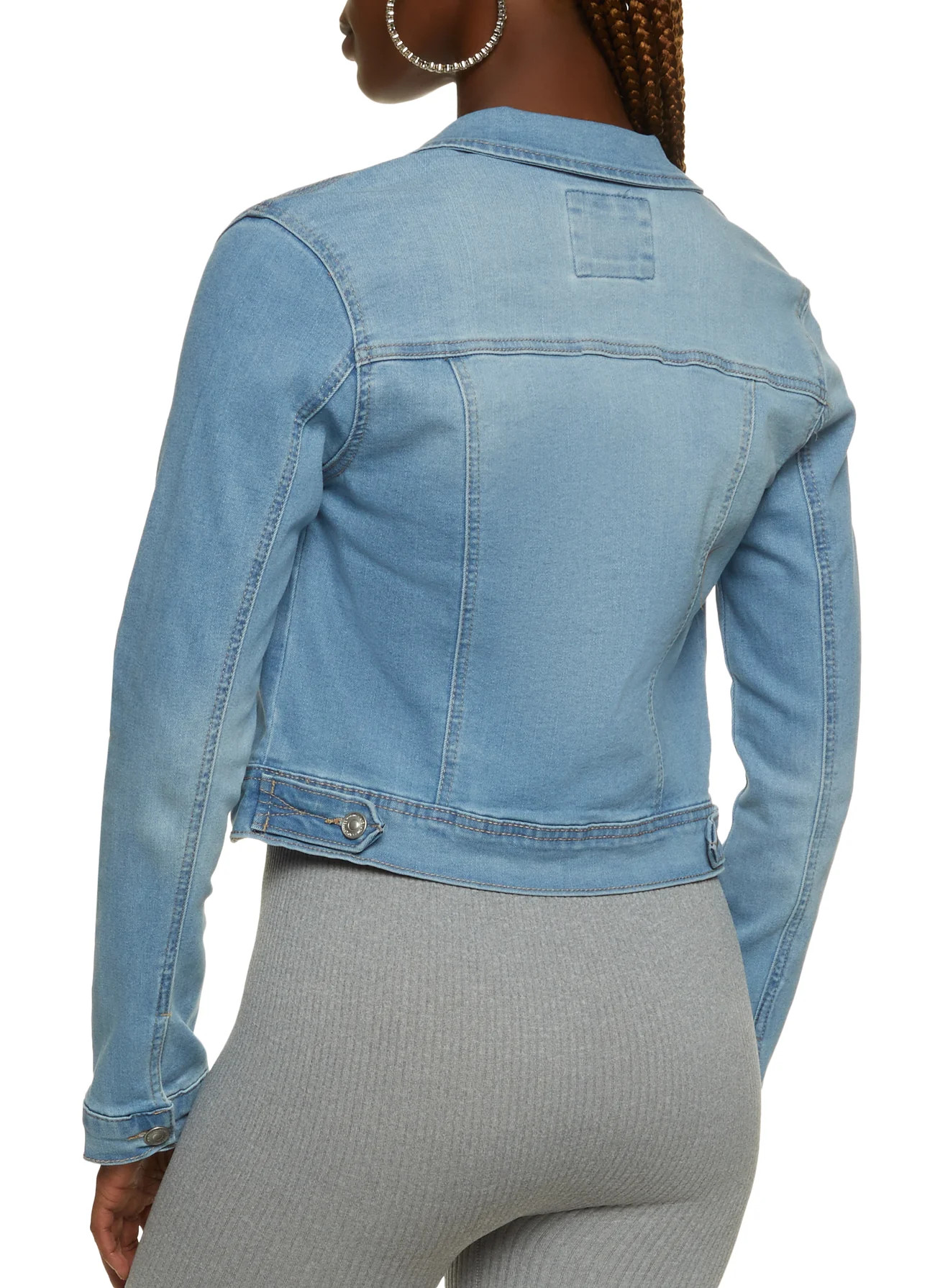 WAX Long Sleeve Denim Jacket | Rainbow Shops