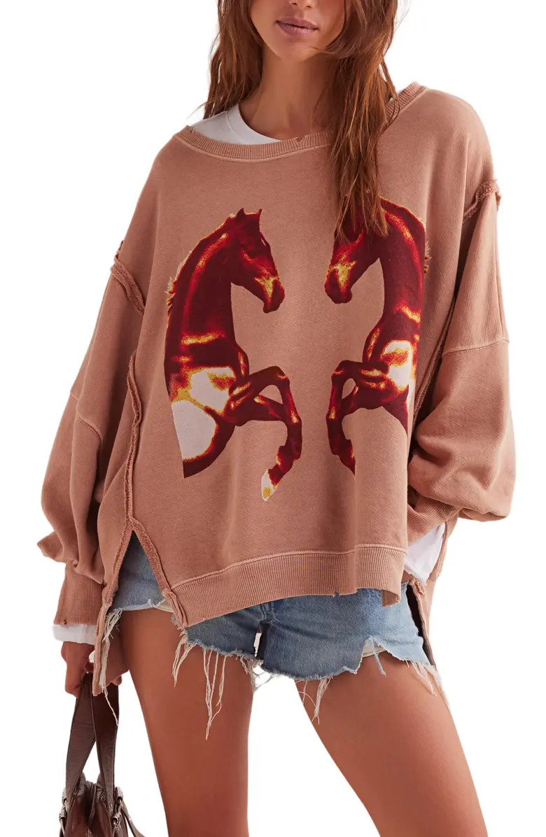 Camden Oversize Graphic Sweatshirt | Nordstrom