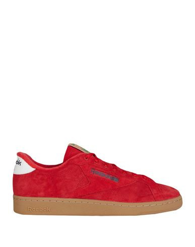 Reebok Club C Grounds Man Sneakers Red Size 11 Soft Leather | YOOX (US)