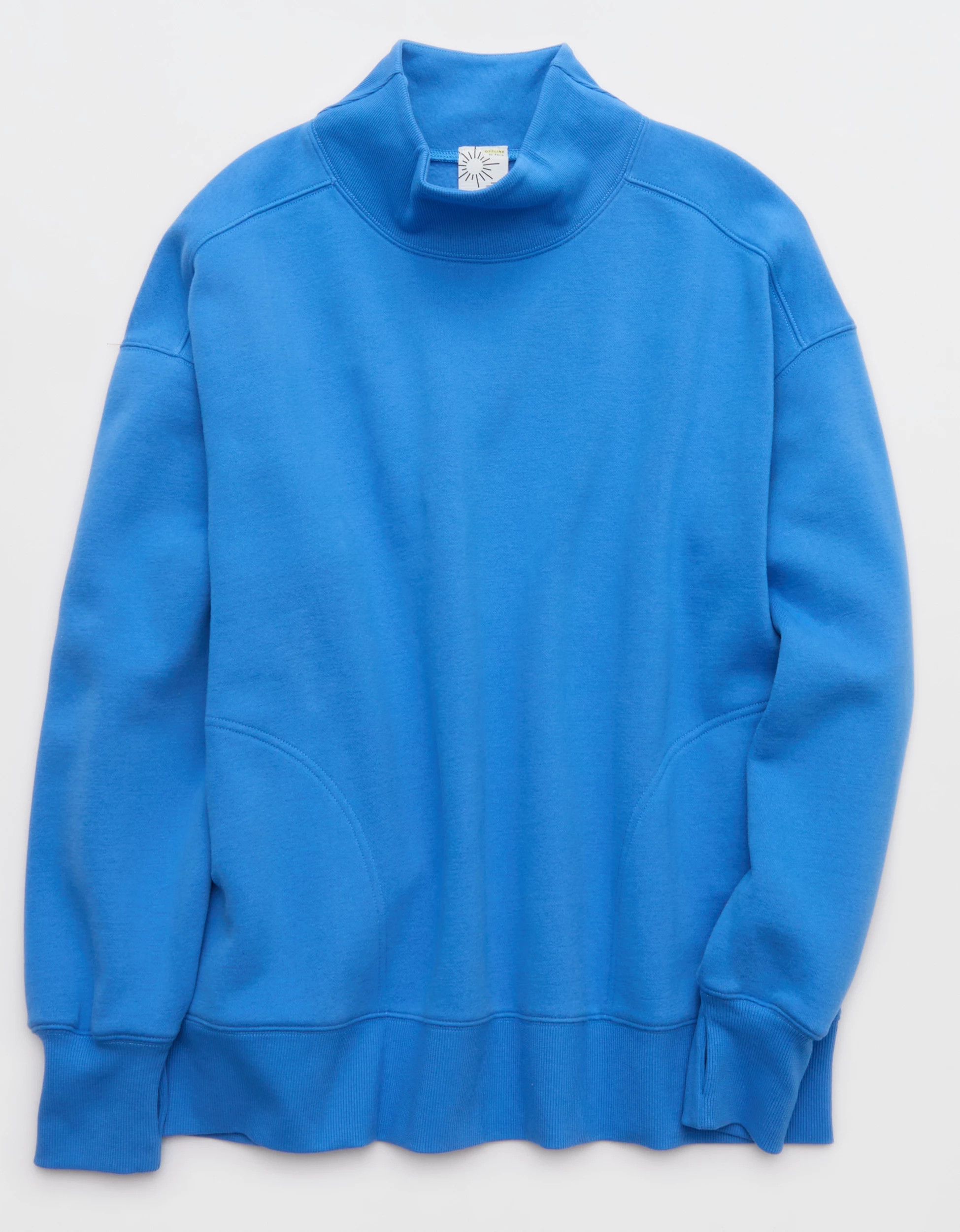 OFFLINE By Aerie Cloud Fleece Oversized Mockneck Sweatshirt | Aerie