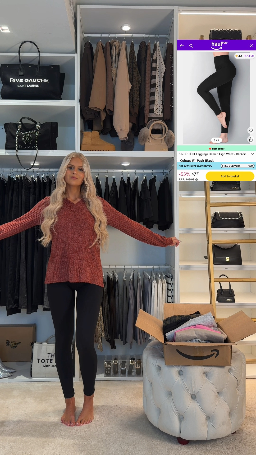 Amazon Fashion Haul 📦✨🤍 Amazon has just launched „Amazon Haul“ in Germany and the UK! You can find thousands of fashion, home and lifestyle items all under 25€!! Right now they have the crazy deal event with prices as low as 1€ / 1£ !!! 💰@amazonHaulDE @amazonde
You can shop right now, in the video you can see how to access „Amazon haul“ through the app! ✔️
Amazon Hauls orders arrive between 1-2 weeks ✨
You can find all my ordered items here on my LTK POST 🔗
#AmazonHaulDE 
#AmazonHaulUK #amazon AD 

#LTKHoliday #LTKFindsUnder50 #LTKStyleTip