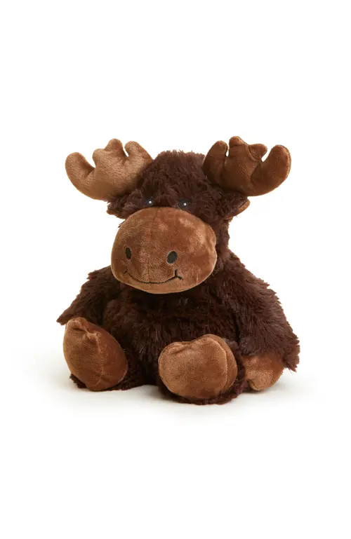 Warmies Moose Plush Toy in Dark Brown at Nordstrom | Nordstrom