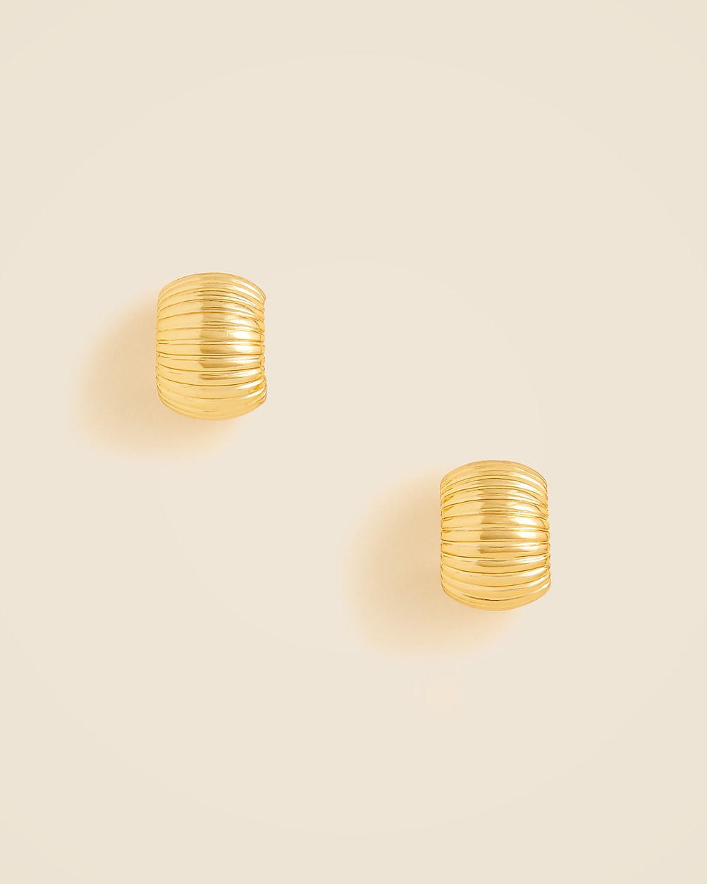 Textured huggie hoop earrings | J. Crew US