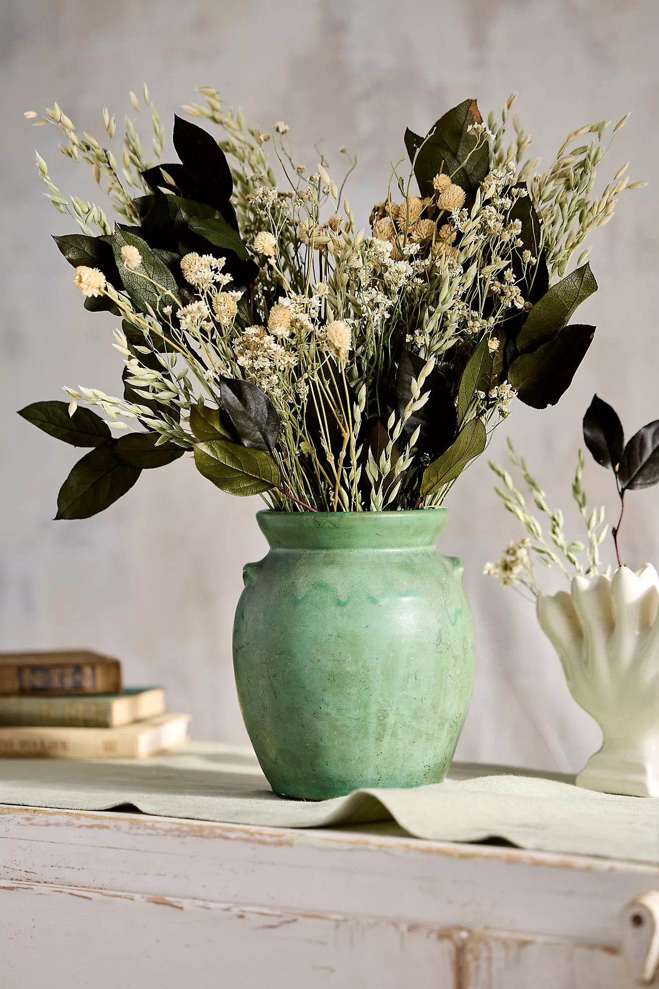 Green Dream Dried Bouquet | Anthropologie (US)
