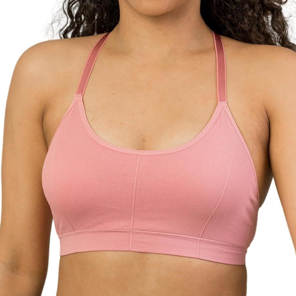 Coobie Women's Seamless Racerback Sports Bras for Workout Gym Activewear with Removable Pads | Amazon (US)