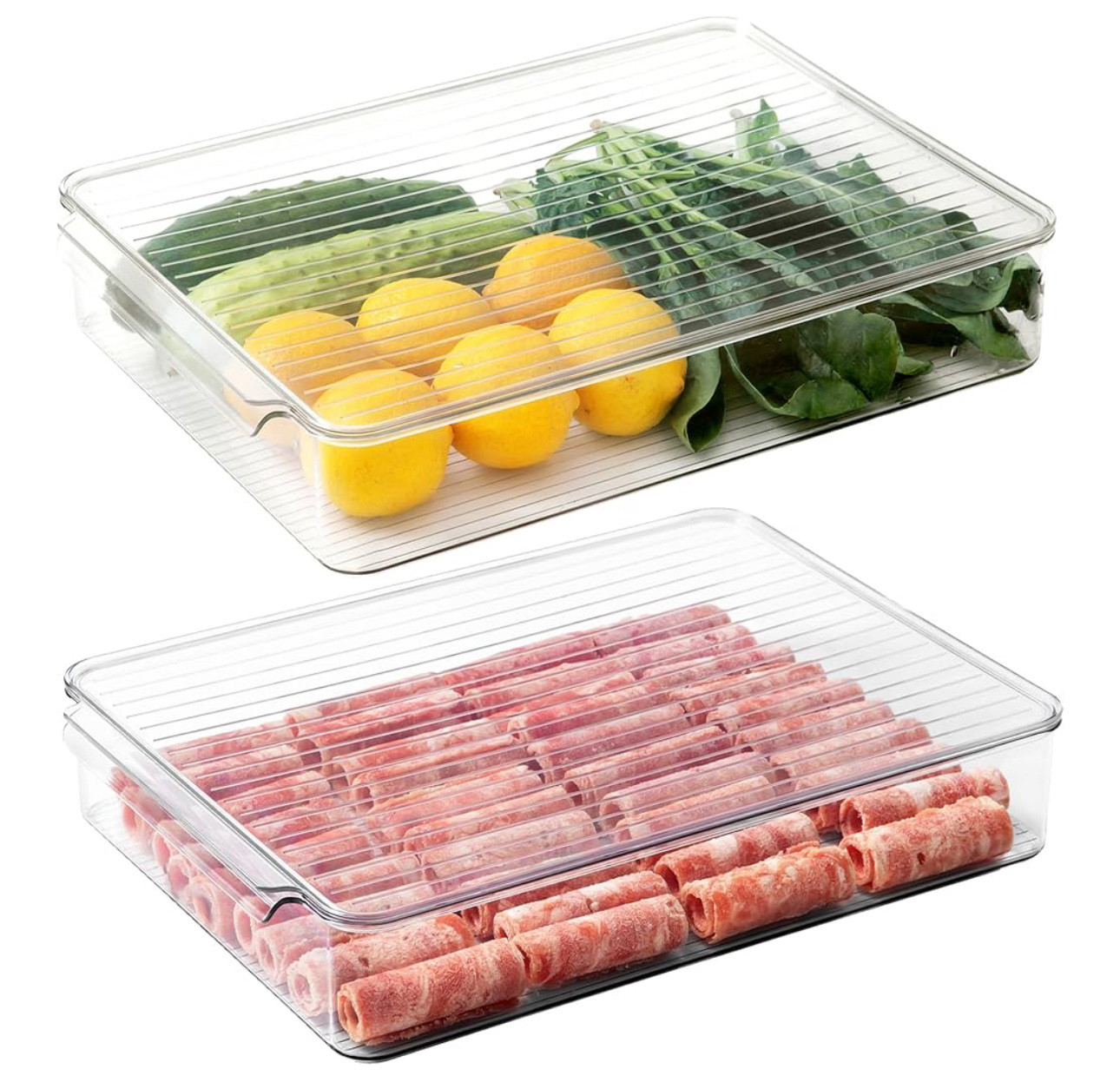 $3 off 🎉

vacane 2 Pack Deli Meat Container for Fridge, Bacon Container with Lids for Refrigerator Fruit, Cold Cuts, Cheese Keeper Marinade Tray, Stackable Freezer Storage Containers

#LTKSaleAlert #LTKHome