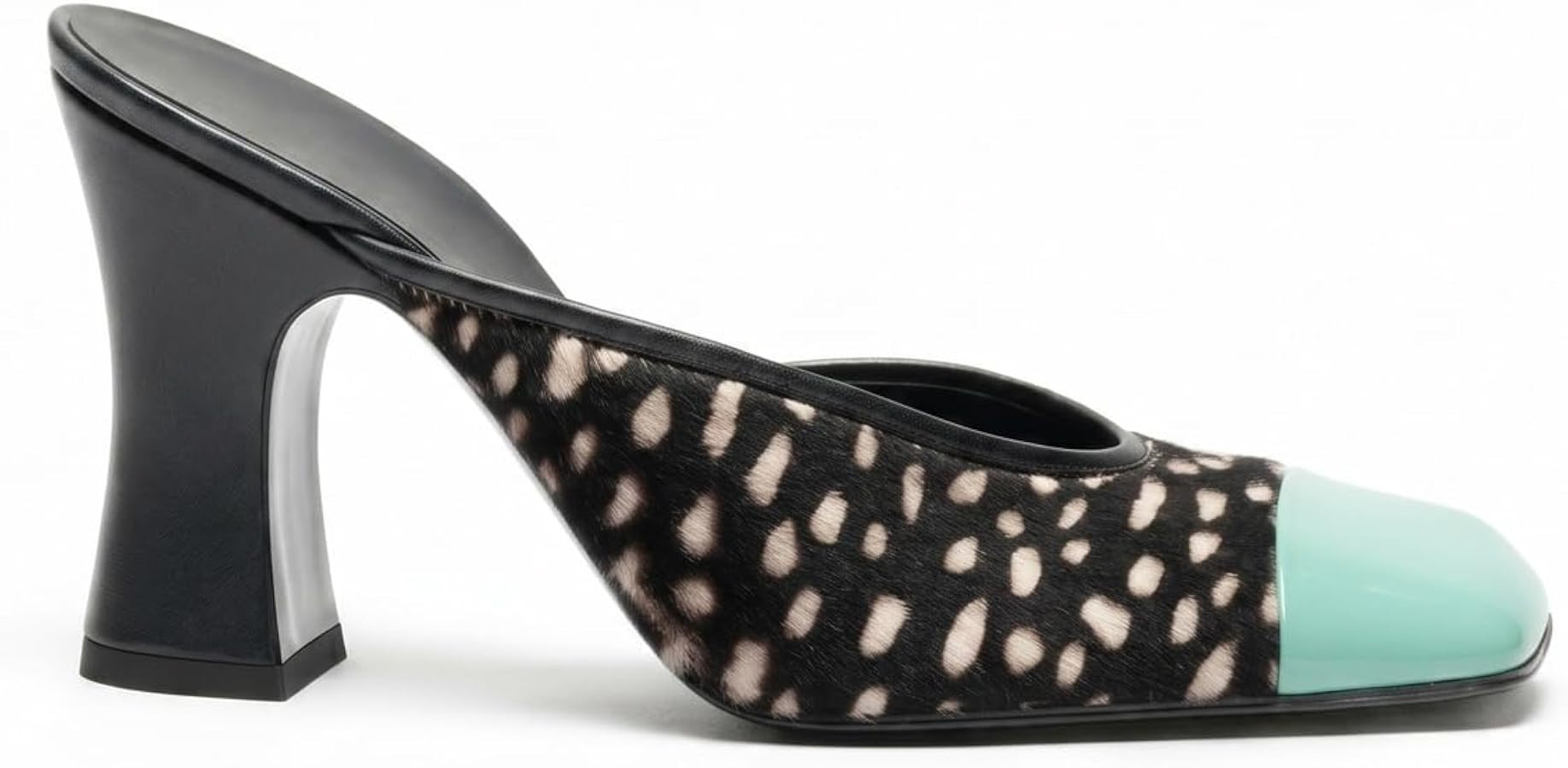 Women's Square Toe Pumps Slip on Chunky Block Heel | Amazon (US)