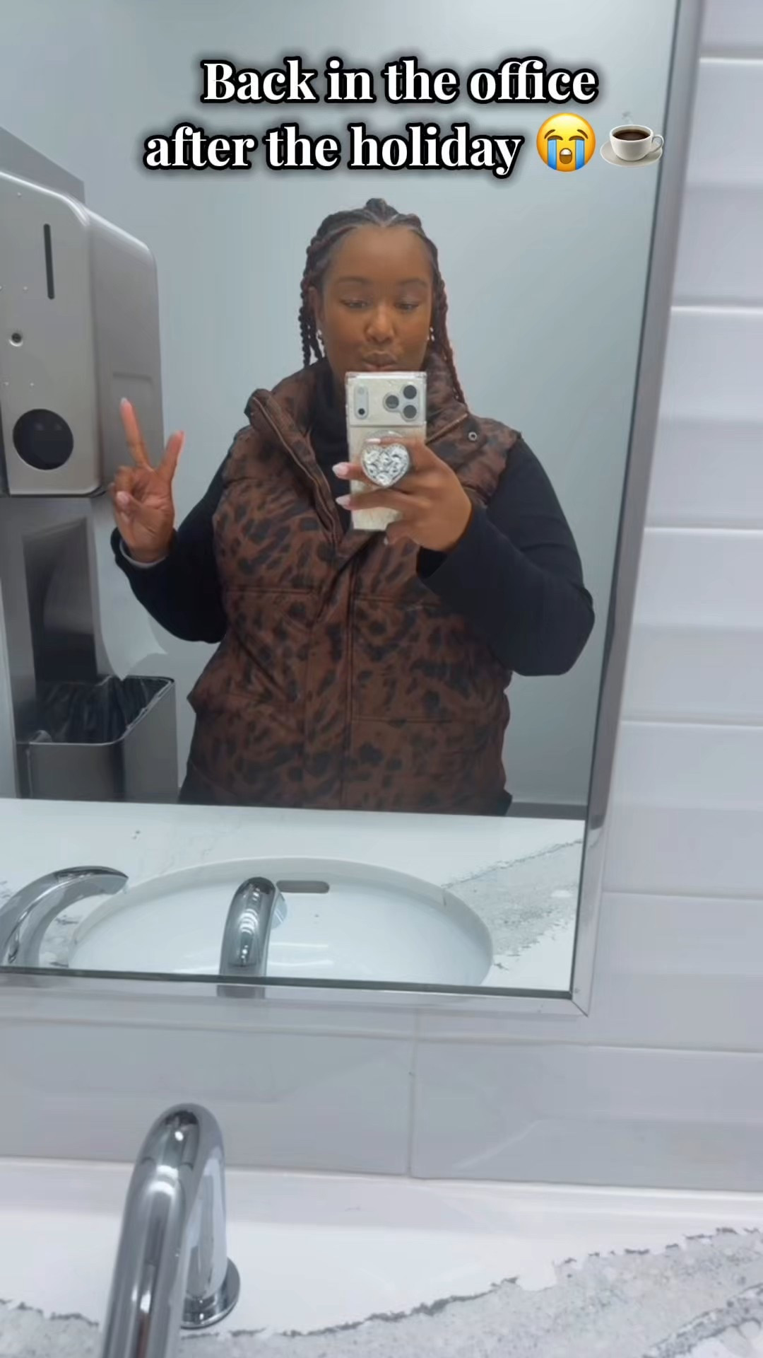 Back in the office after the holiday and babyyy the struggle is real 😩☕️
Rainy, cold Houston + Monday = why am I here?!

At least this leopard vest from Old Navy is giving ‘corporate baddie trying her best’ 🐆✨

Linked below to shop because the only thing getting me through today is being cute lol.

#LTKFindsUnder50 #LTKPlusSize #LTKCyberWeek