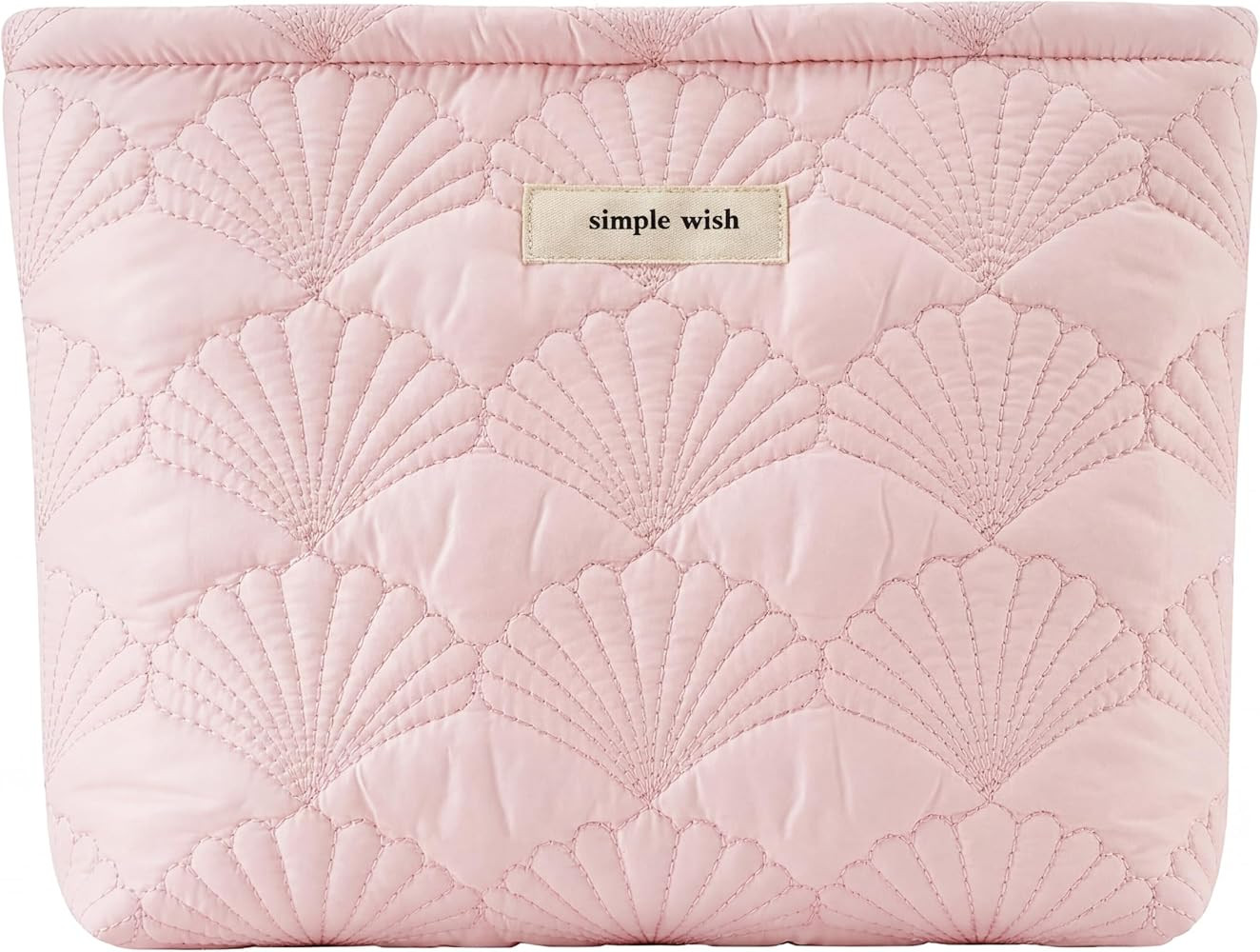 RSRSLEII Quilted Cotton Coquette Makeup bag, Coastal Granddaughter Aesthetic Cosmetic Bag, Cute S... | Amazon (US)