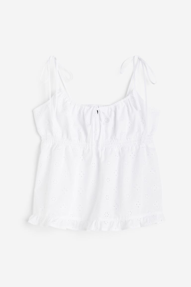 Tie-detail top | H&M (UK, MY, IN, SG, PH, TW, HK)