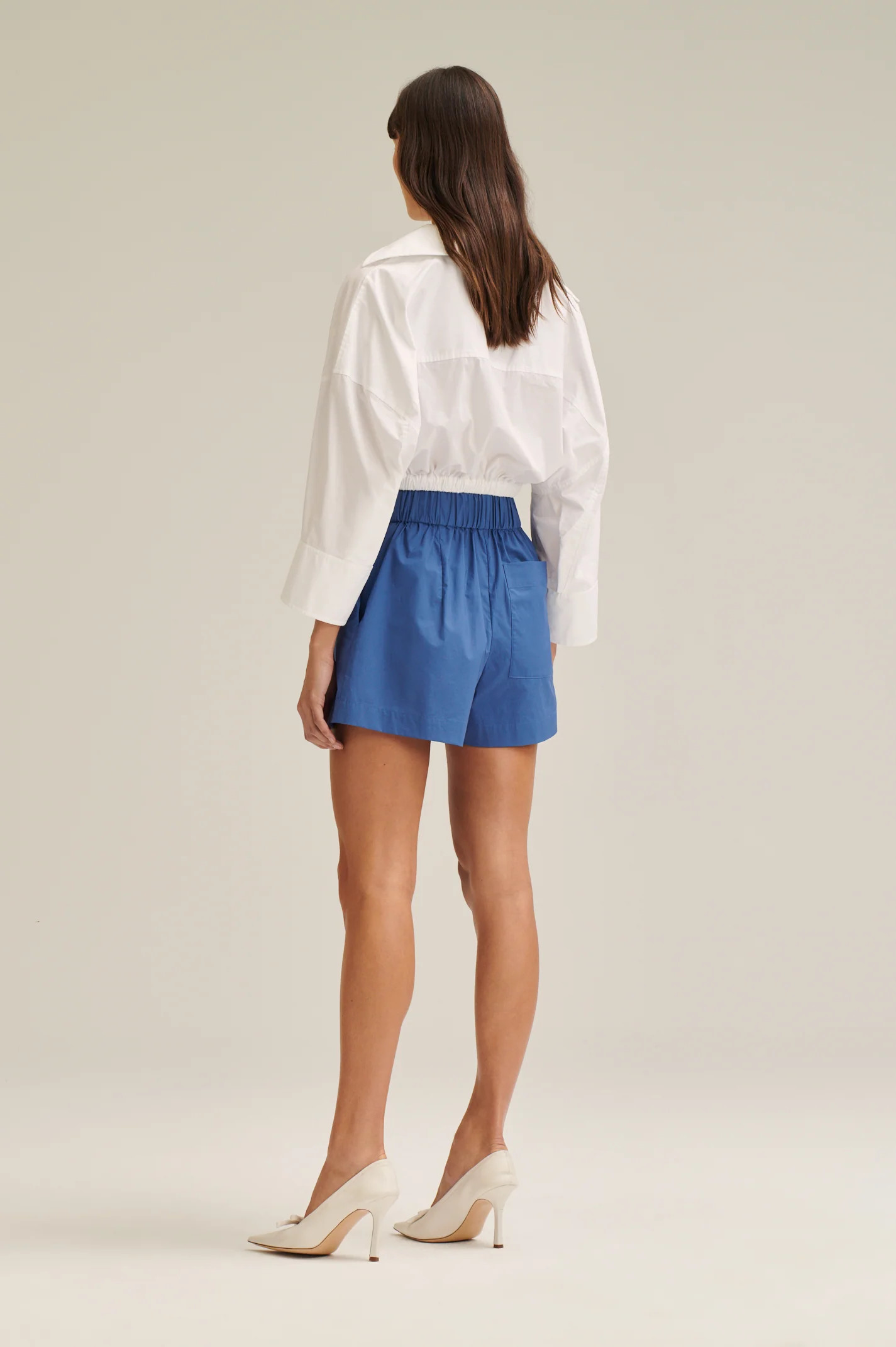 PARACHUTE SHORTS - DENIM - Scanlan Theodore | Scanlan Theodore