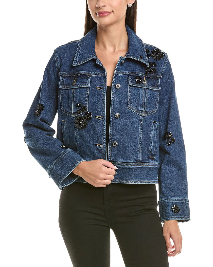 Cinq à Sept Riveria Denim Jacket | Shop Simon