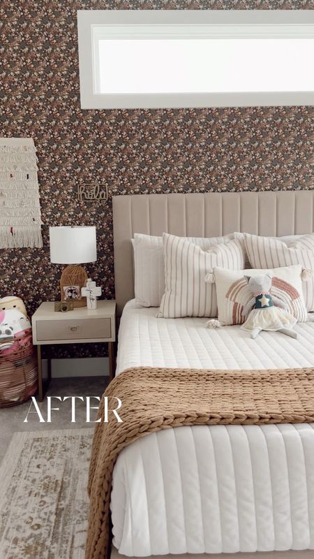Girls bedroom decor - peel and stick wallpaper - guest bedroom decor - boho style #competition

#LTKFind #LTKunder100 #LTKhome